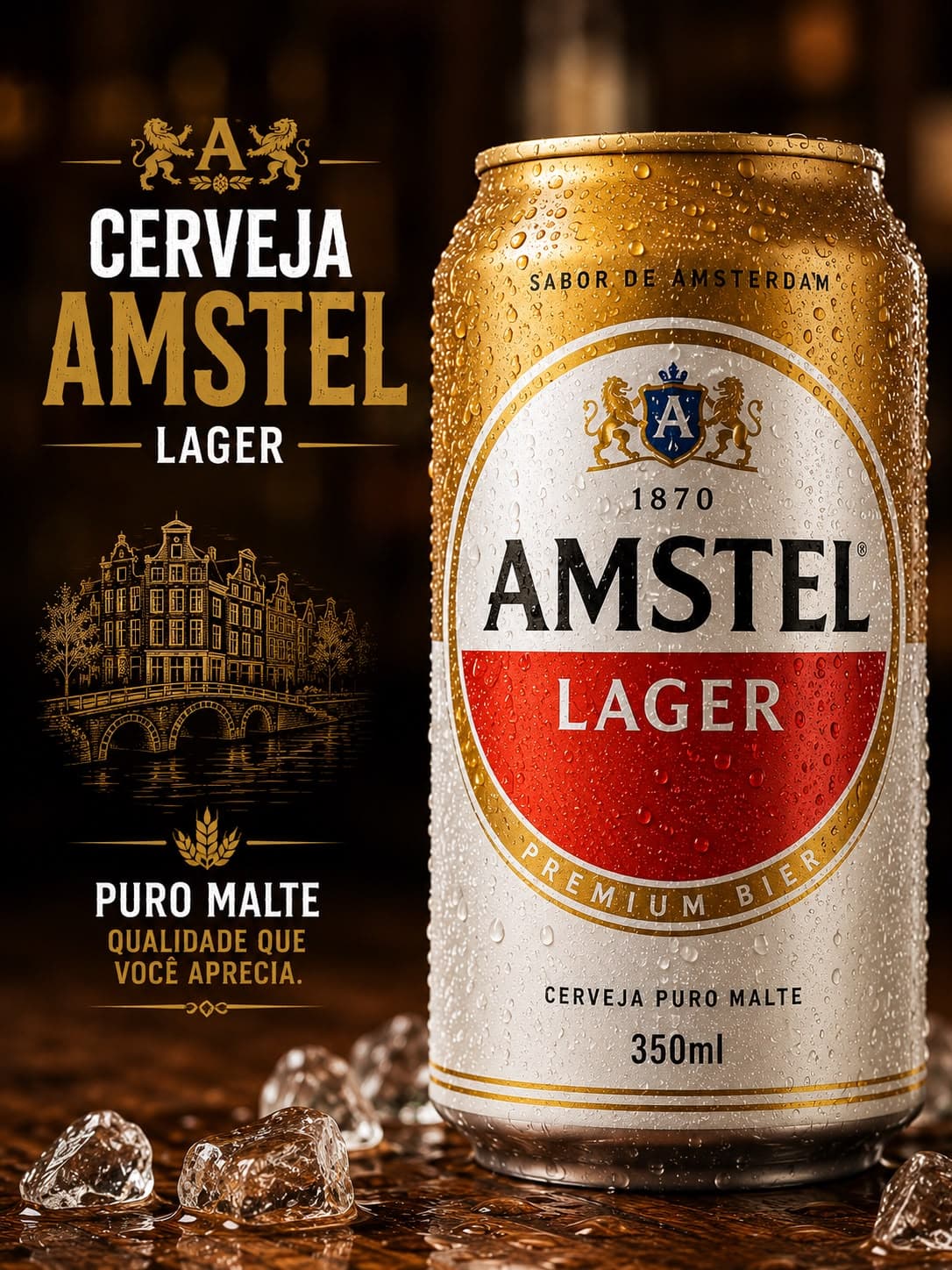 Cerveja Amstel 350ml
