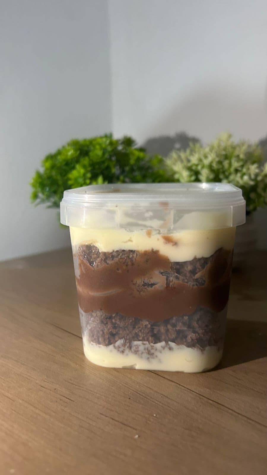 Bolo no Pote de Chocolate com Ninho