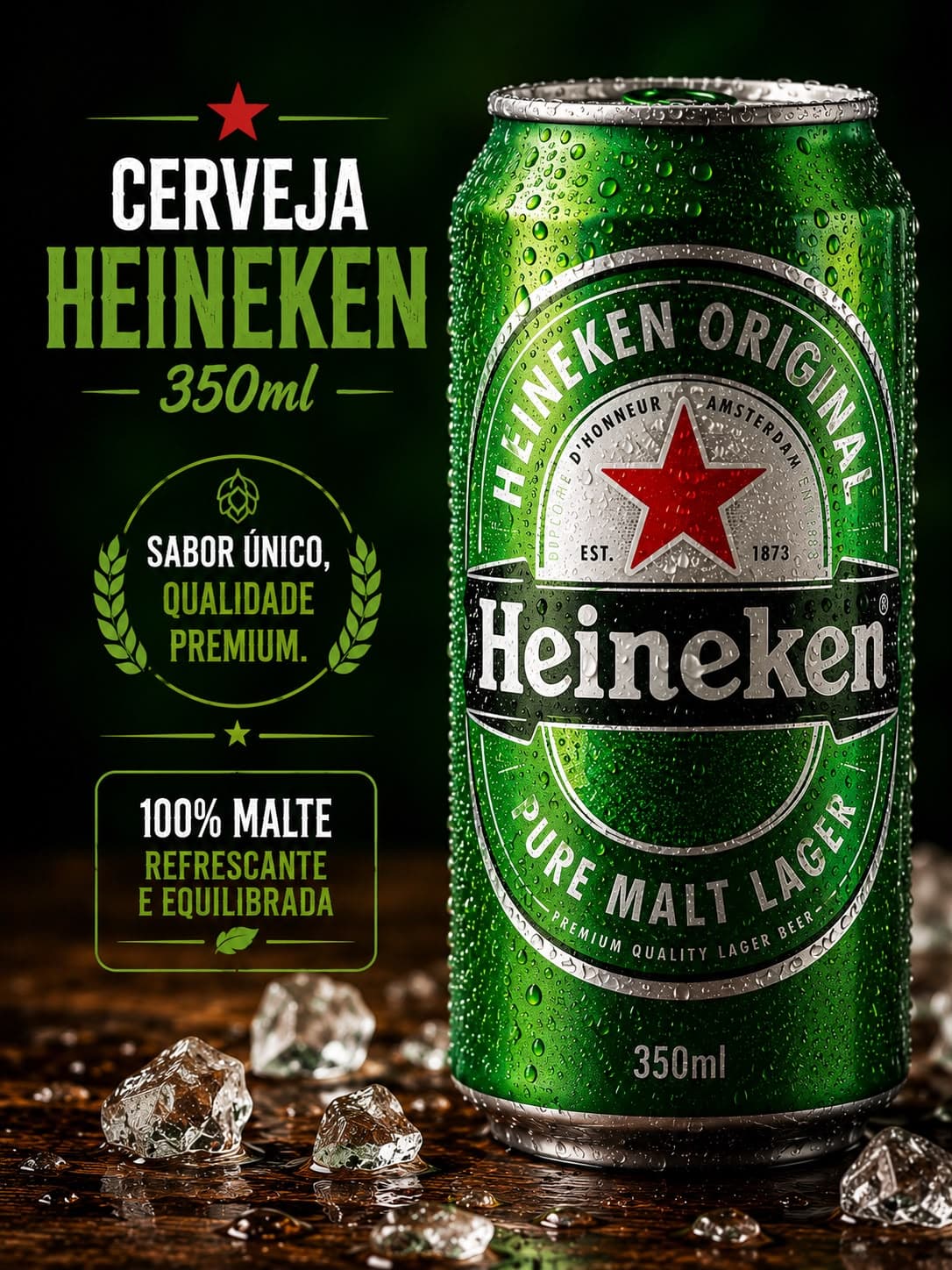 Cerveja Heineken 350ml